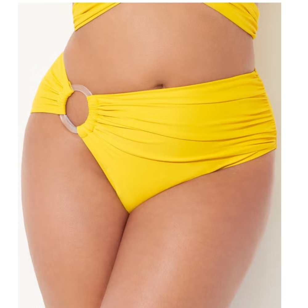 Swimsuits for sll yelow side ride bikini bottom size 12 and 18